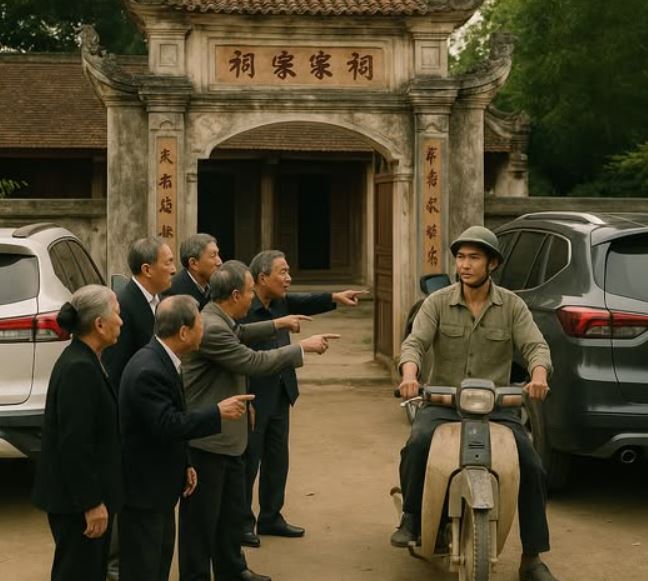 Cả họ đi ô tô cười nh:ạo đứa cháu đi xe máy về quê giỗ tổ, đến sáng hôm sau, ai cũng ch:ết l:ặng khi di chúc thuộc về…