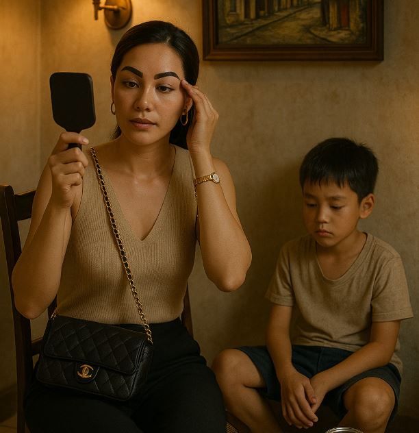 Chị dâu thất nghiệp nhưng vẫn đi làm bộ lông mày 12 triệu, con đói khát chẳng có hộp sữa nào