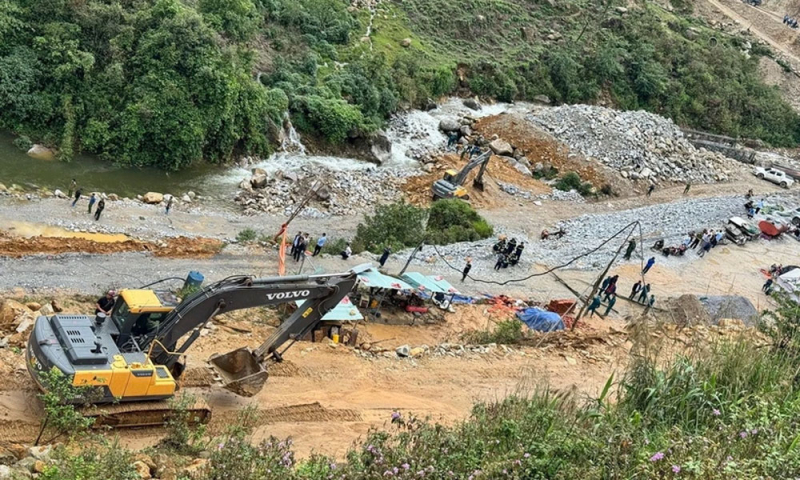 Lai Châu: 5 người tuvong do sạt lở đất tại thuỷ điện Tả Páo Hồ