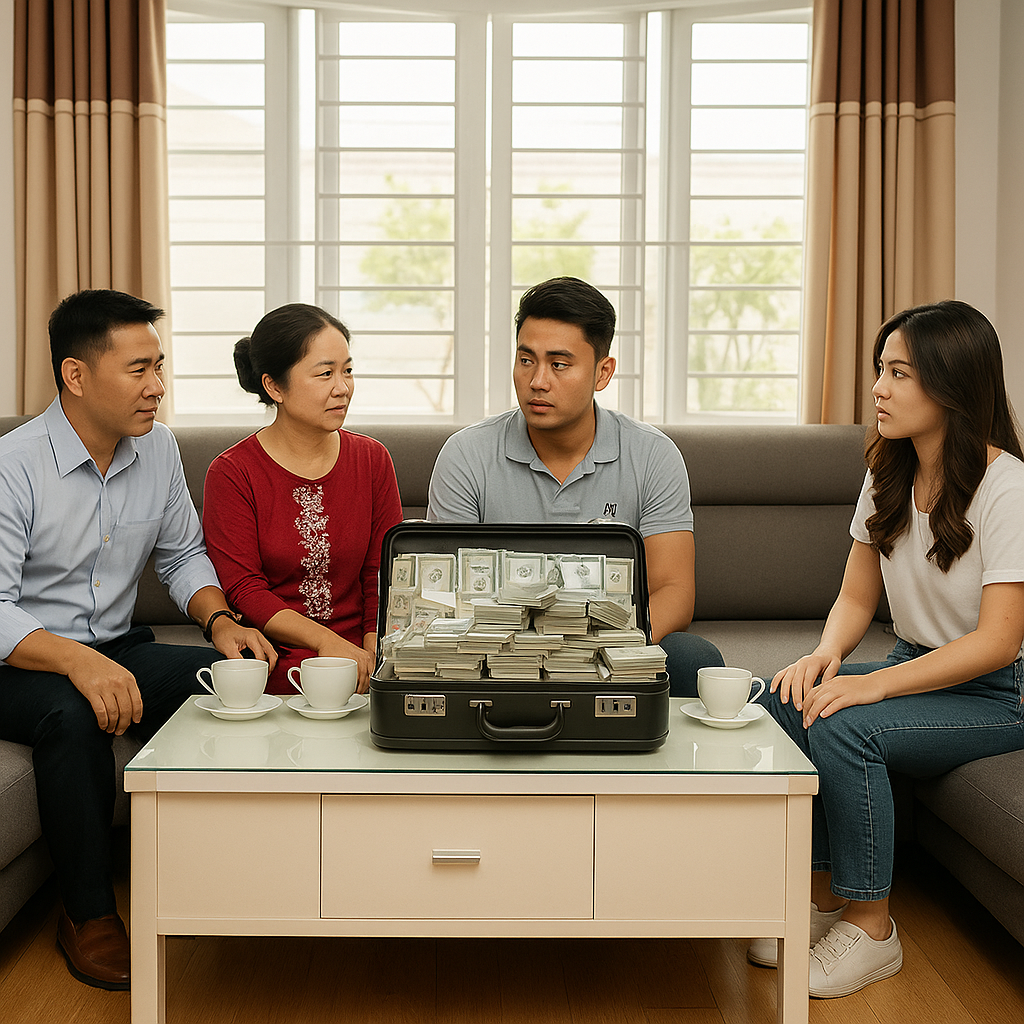 Nhà tôi vì giải tỏ/a mà được bồi thường 10 tỷ, chị dâu bắt ba mẹ chồng phải chuyển hết tiền sang tên cháu nội, nếu không thì sau này sẽ không phụng dưỡng ông bà…