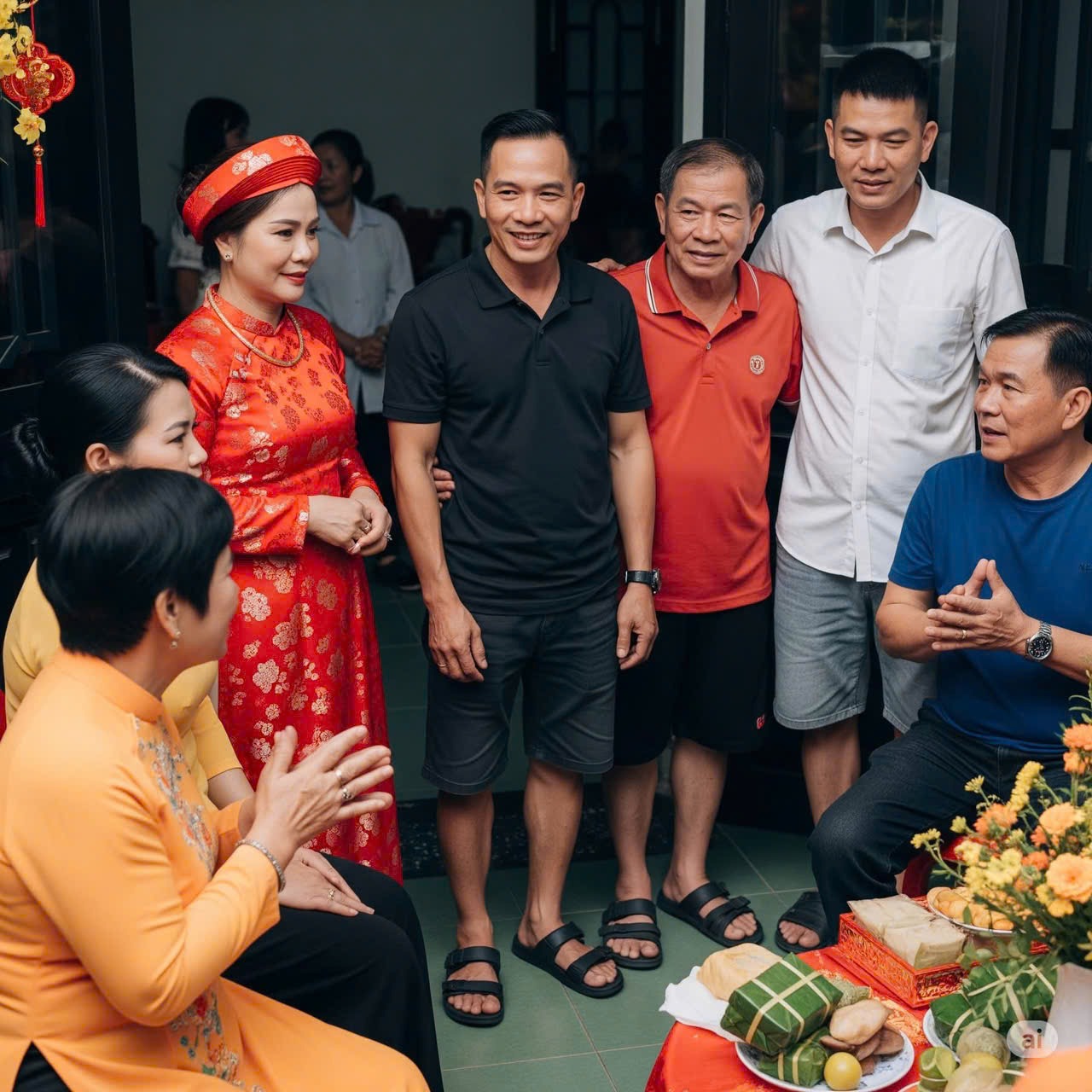 Nhà chồng chị gái tôi đến ăn hỏi nhưng người thì mặc áo phông, người đi dép lê, bác tôi tuyên bố đu:ổi thẳng cổ