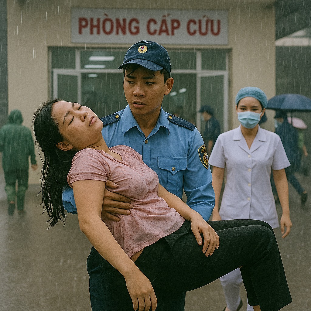 Anh bảo vệ đưa cô gái bị ng/ất vào phòng cấp c:ứu trong mưa, không ngờ hành động đó khiến cuộc đời anh thay đổi mãi mãi