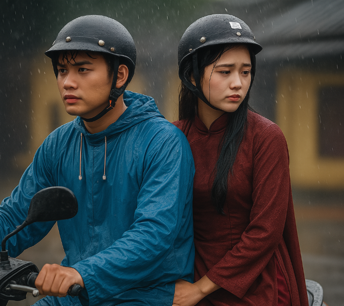 Anh xe ôm bất ngờ cho cô gái ư:ớt s:ũng đi nhờ, nào ngờ chính hành động đó đã thay đổi đời anh mãi mãi…