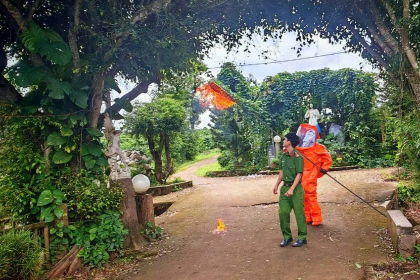 Cảnh sát phá bỏ tổ ong vò vẽ đốt 3 trẻ nhỏ thương vong