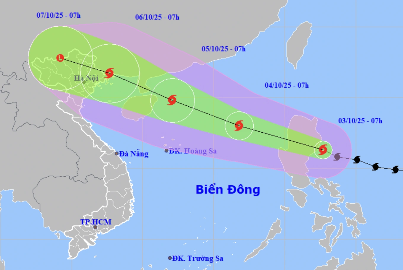 Bão Matmo có thể suy yếu dần khi vào Vịnh Bắc Bộ
