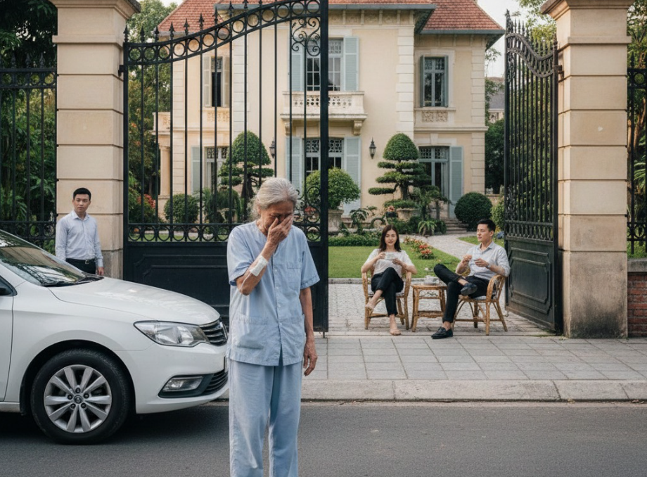 Mẹ già gọi cho con trai 10 cuộc đến đón từ bệnh viện mà không bắt máy, sợ có điều gì đó không ổn, bà mặc kệ cả vết thương…