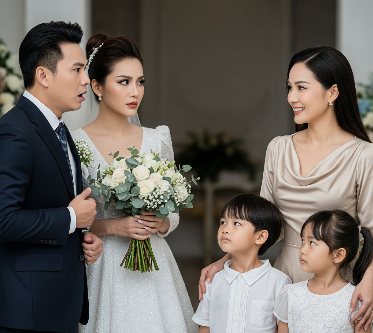 Mời vợ cũ đi đám cưới, tỷ phú không ngờ cô dắt theo 2 đứa trẻ giống anh như đúc khiến ai nấy s:ững s:ờ
