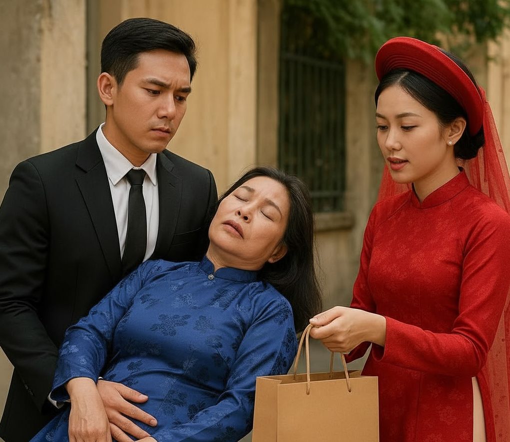 Khinh nhà gái nghèo mẹ chồng lên trao đúng 1 chỉ vàng, bố cô dâu lê chân đất ôm túi vải cũ đi lên, lúc mở ra mẹ chồng ngất ngay tại chỗ…